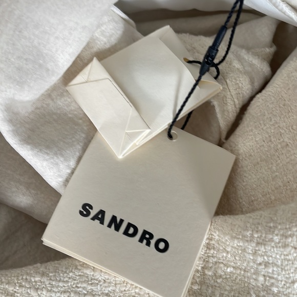 Seville Denim Trim Tweed Blazer Mini Dress - Picture 4 of 5